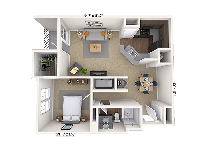 Floor plan 11B