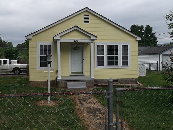 The fenced yard is private