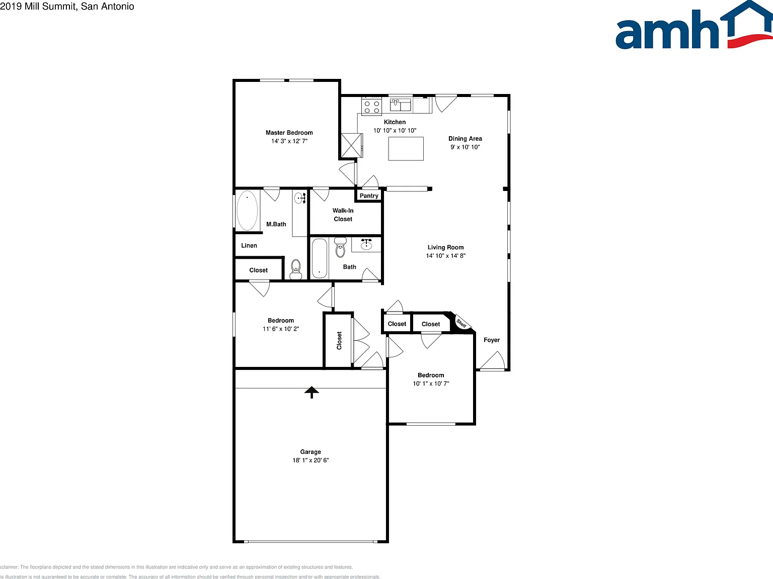 3 bed, 2.0 bath, 1295 sqft, $1,630 — Photo 2