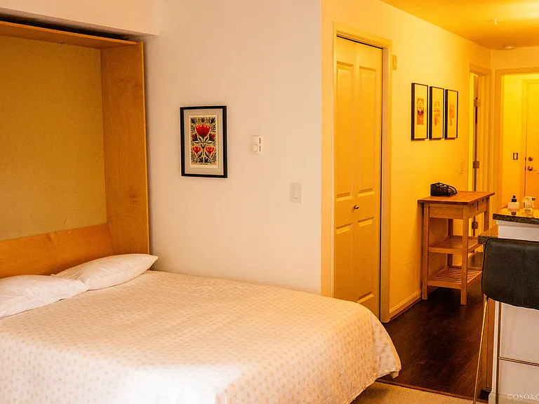 Murphy bed down