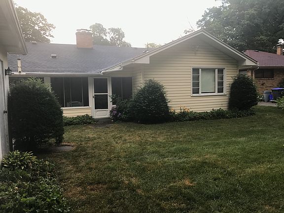 Rear view of house