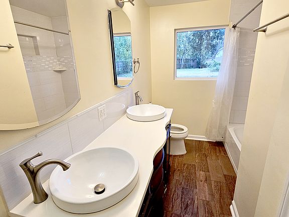 Bathroom with double sinks