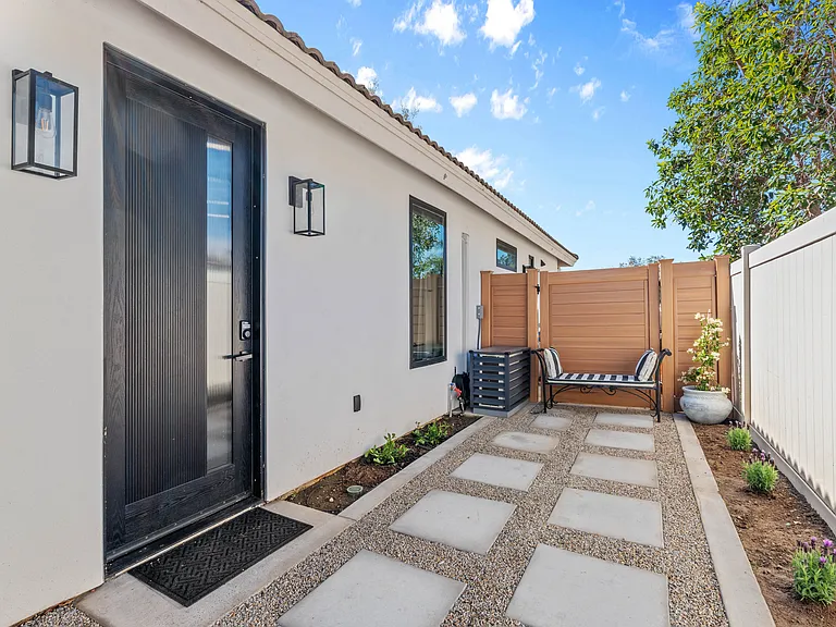 Private ADU courtyard
