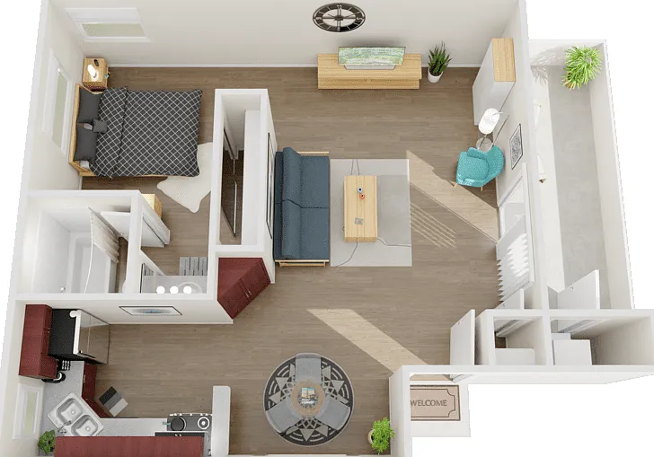 Plan A Floorplan Diagram