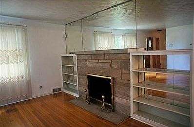 Fireplace.