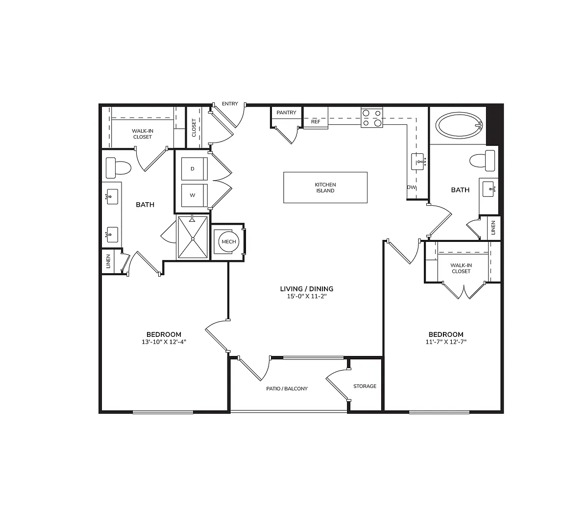 Floor plan B1