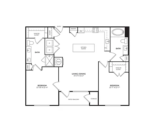 Floor plan B1