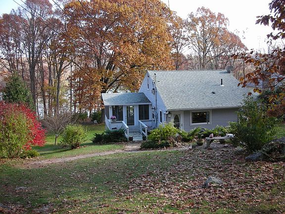view above house to lake