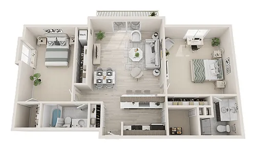 Floor plan 2BCR