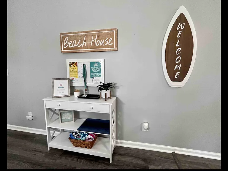 Your base information station with everything you need to get around including shuttle bus schedules and pool cards.