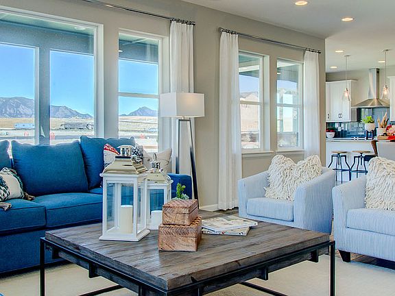 Example of Residence 4024 Great Room - Colors and finishes will vary on actual home.