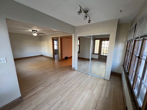 View of living room and entrance to dining room grom the sun room