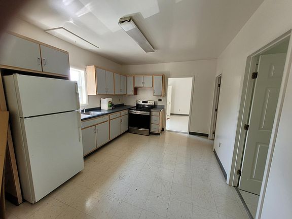 Kitchen view from back door