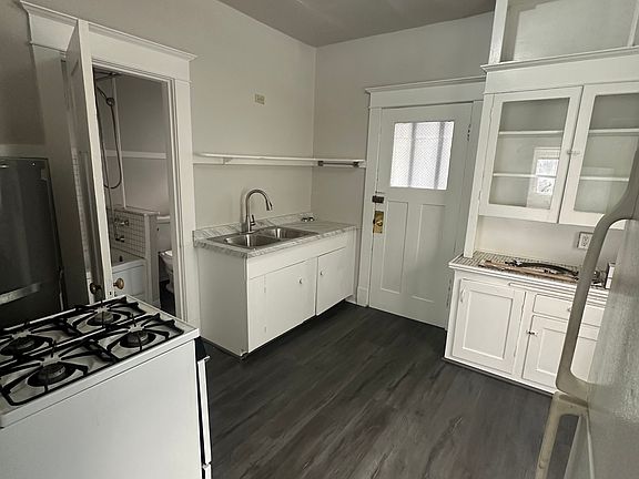 Kitchen with new sink and counter
