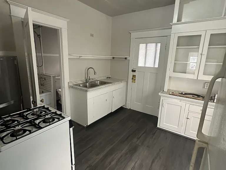 Kitchen with new countertops and sink