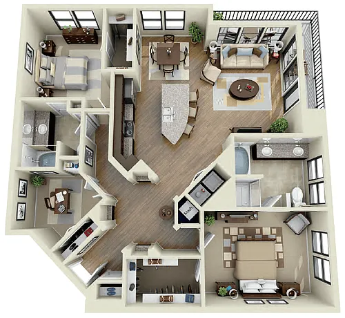 Floor plan Steel