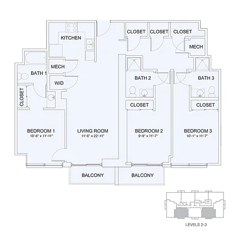 Floor plan 3X3 1382