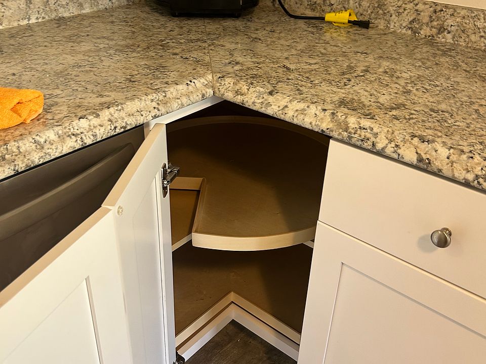 New cabinets corner, Lazy Susan