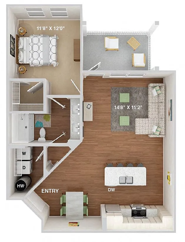 Floor plan A1C