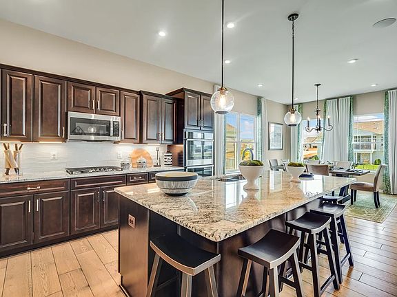 Kitchen with center island