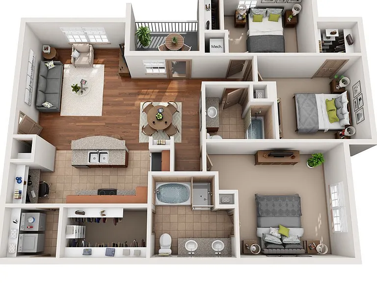 The Oxford floor plan Montage at Cinco Ranch
