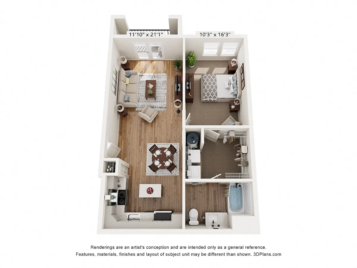 Floor plan A1A