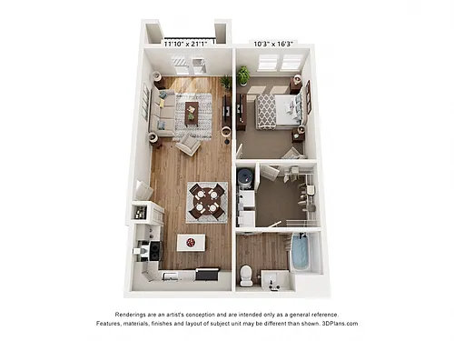 Floor plan A1A