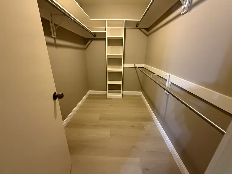 Master bedroom closet