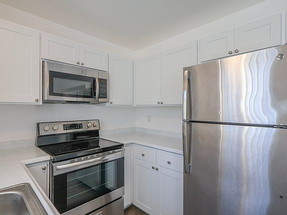 Kitchen with Stainless Steal Appliance package