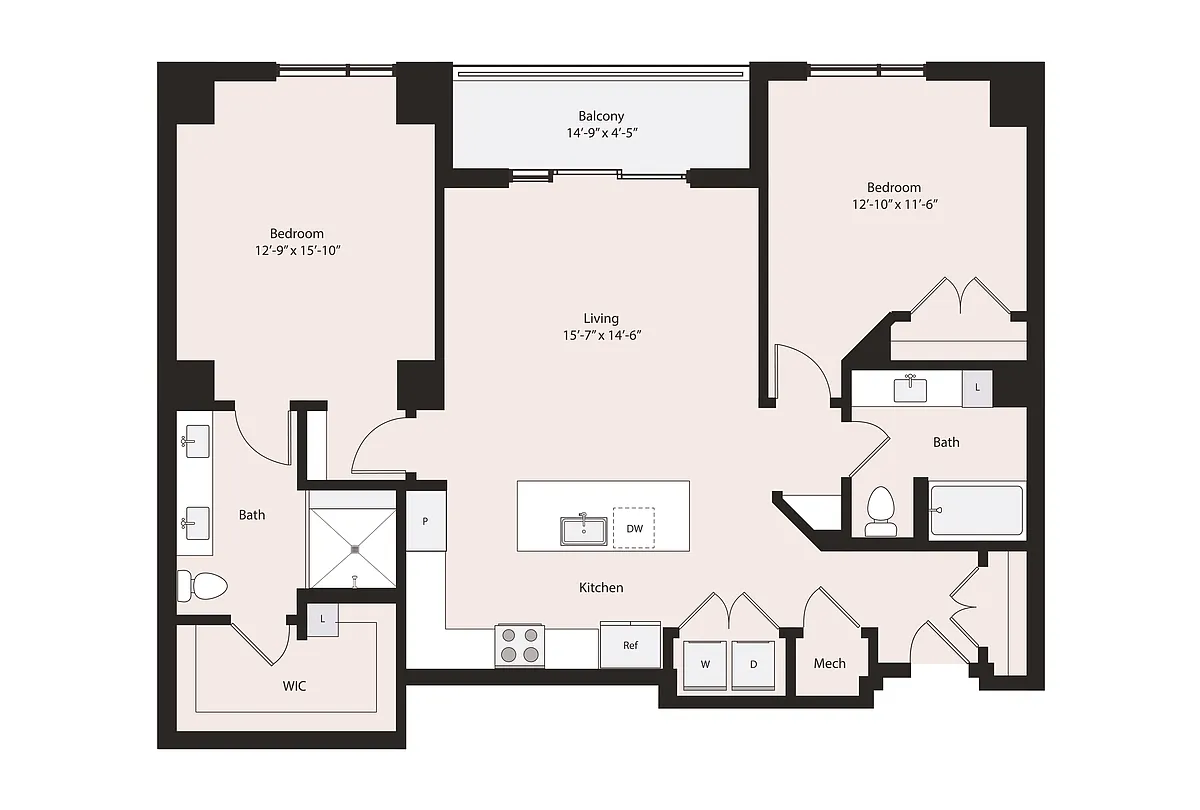 Floor plan B1-2