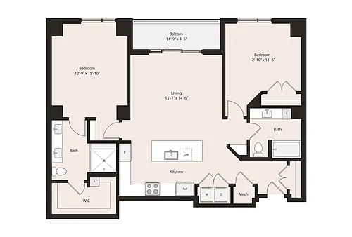 Floor plan B1-2
