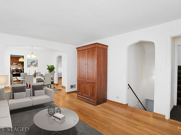Living Room, Dining Room with views to the kitchen