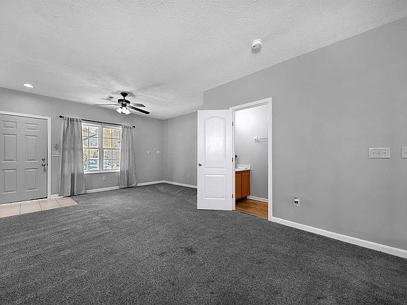Living room and half bath off living room