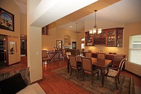Formal dining builtin hutch