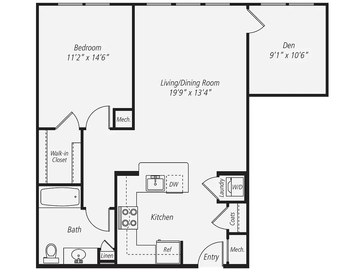 Floor plan A6D