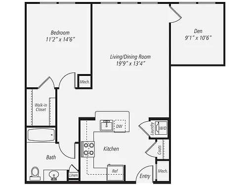 Floor plan A6D