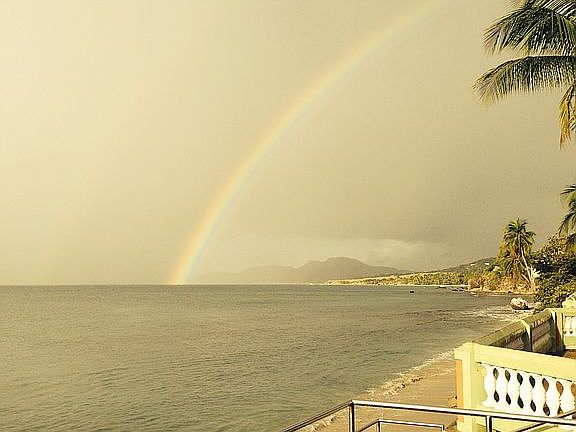 rainbows and sunsets