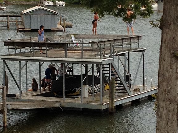 Double decker dock has deep 