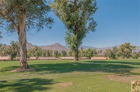 Beautiful Santa Rosa Mountain views with only roof tops for great privacy. Good size golf course fairway yard area can be enclosed if the owner desires at their expense and subject to wall height per codes and permits.