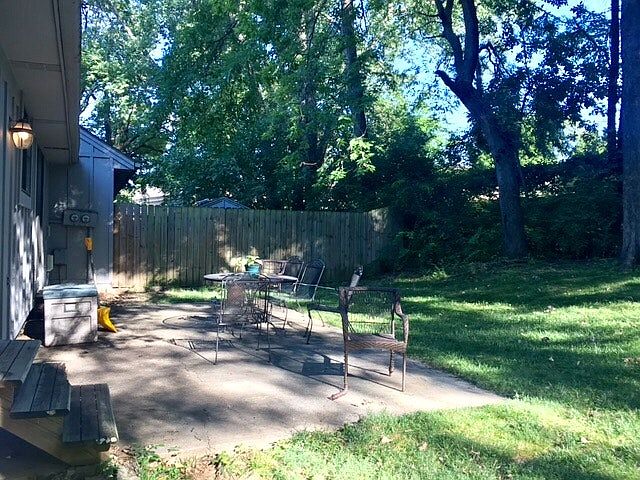 Back yard patio