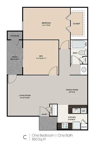 Floor plan B1-P