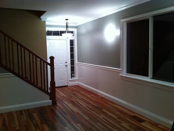 updated flooring to Brazilian cherry hardwood flooring