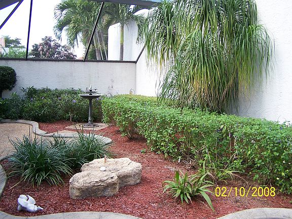 Private patio