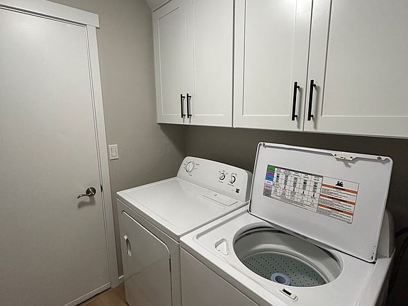 Newly remodeled laundry room