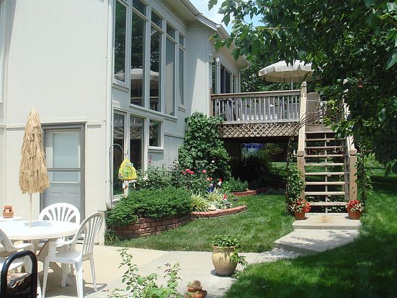 Daylight Walk-out to patio leading up to Deck