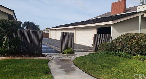 Garage, first one on the right, door is open