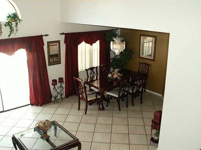dining room seen from stairs