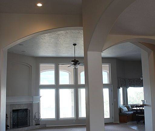 Entry way into living room