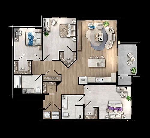 Floor plan VILLA 3