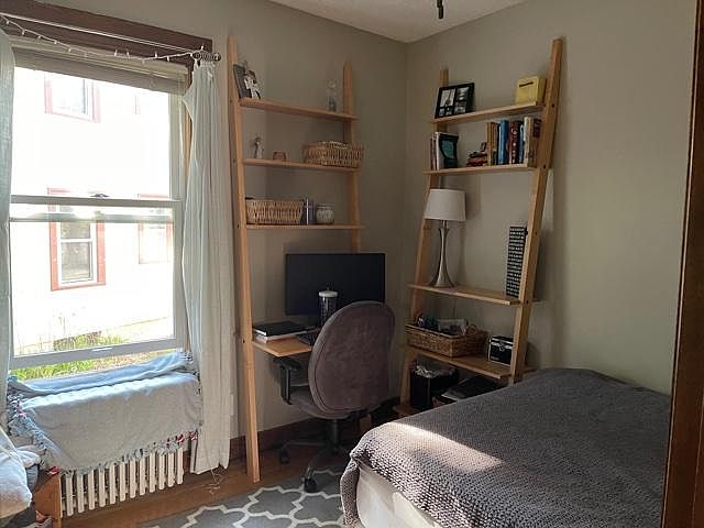 Bedroom #1 with ductless mini-split